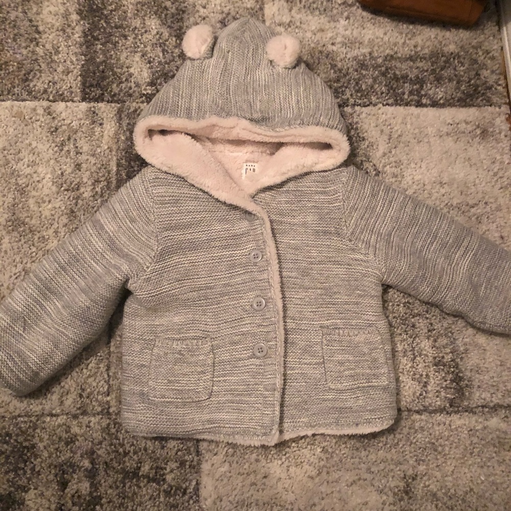 Gap Heathered Grey Sweater 12-18M